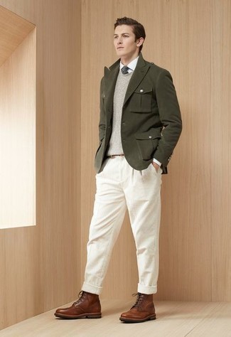 Wie Freizeitstiefel mit Businesshemdes zu kombinieren – 358 Herren Outfits
