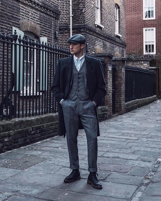 Wie Freizeitstiefel mit Businesshemdes zu kombinieren – 77 Herren Outfits kalt Wetter