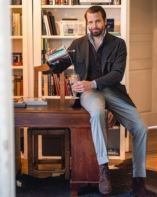 40 Jährige: Wie Freizeitstiefel mit Businesshemdes zu kombinieren – 34 Herren Outfits