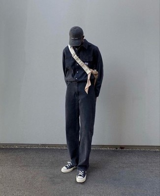 Dunkelgraue Baseballkappe kombinieren – 284 Herren Outfits