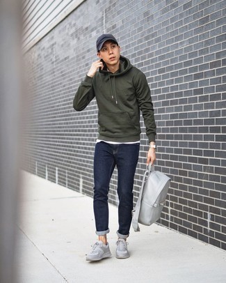 Dunkelgraue Baseballkappe kombinieren – 284 Herren Outfits