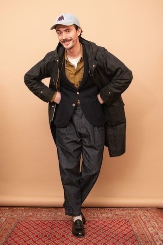 Dunkelgraue Baseballkappe kombinieren – 284 Herren Outfits
