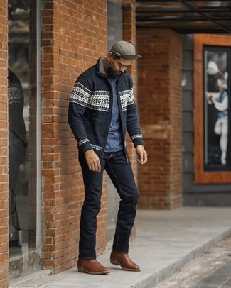 Dunkelgraue Baseballkappe kombinieren – 284 Herren Outfits