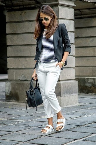 Dunkelgraues Sakko kombinieren – 250 Damen Outfits