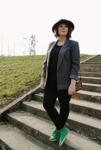 Dunkelgraues Sakko kombinieren – 250 Damen Outfits