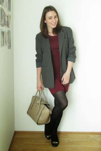 Dunkelgraues Sakko kombinieren – 250 Damen Outfits