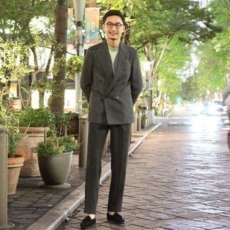 Dunkelgrauen Wollanzug mit Karomuster kombinieren – 53 Herren Outfits