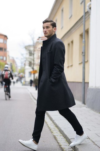 Dunkelgrauen Überzug kombinieren – 2000+ Herren Outfits