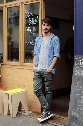 Dunkelgraue Jeans kombinieren: Outfit-Ideen für Herren