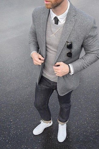 Dunkelgraue Jeans kombinieren: Outfit-Ideen für Herren