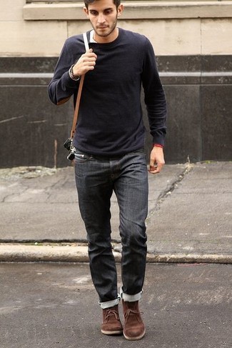 Dunkelgraue Jeans kombinieren: Outfit-Ideen für Herren