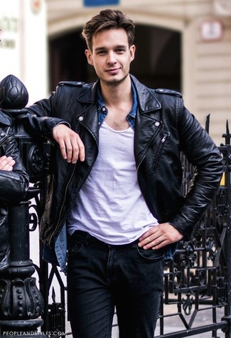 Dunkelgraue Jeans kombinieren: Outfit-Ideen für Herren