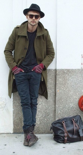 Welche Mäntel mit dunkelgrauer Jeans zu tragen – 236 Herren Outfits