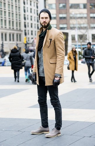Welche Mäntel mit dunkelgrauer Jeans zu tragen – 236 Herren Outfits