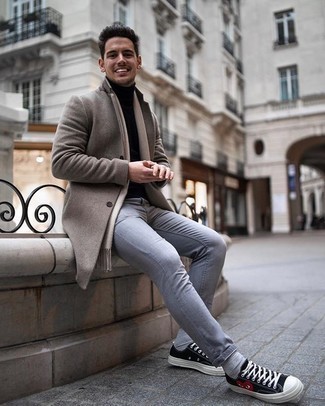 Welche Mäntel mit dunkelgrauer Jeans zu tragen – 236 Herren Outfits