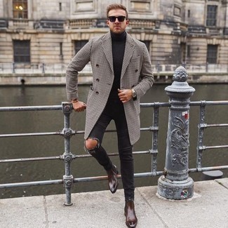 Welche Mäntel mit dunkelgrauer Jeans zu tragen – 236 Herren Outfits