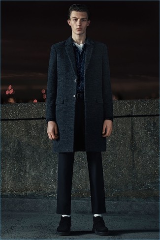 Welche Chinohosen mit dunkelgrauen Mantels zu tragen – 597+ Herren Outfits