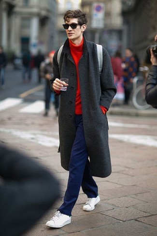 Welche Chinohosen mit dunkelgrauen Mantels zu tragen – 597+ Herren Outfits