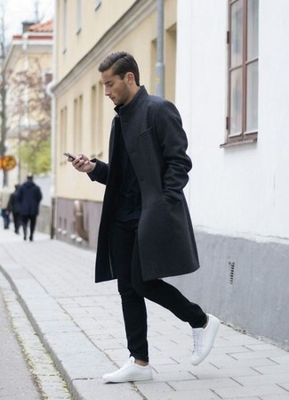 Welche Chinohosen mit dunkelgrauen Mantels zu tragen – 597+ Herren Outfits