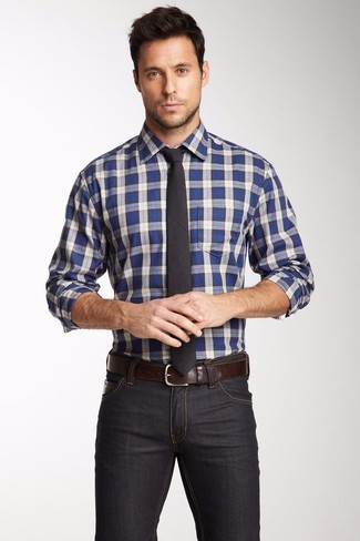 Dunkelgraue enge Jeans kombinieren – 520+ Herren Outfits