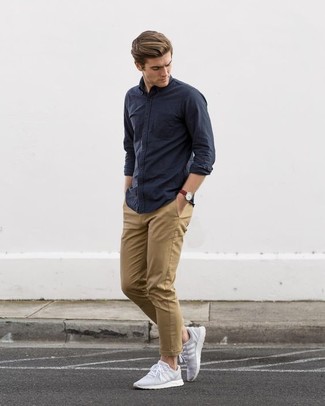 Dunkelgraue Turnschuhe kombinieren – 2000+ Herren Outfits