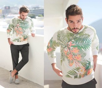 Dunkelgraue Jogginghose kombinieren – 186 Frühling Herren Outfits