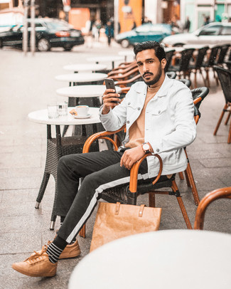 Dunkelgraue Jogginghose kombinieren – 186 Frühling Herren Outfits