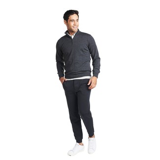Dunkelgraue Jogginghose kombinieren – 186 Frühling Herren Outfits