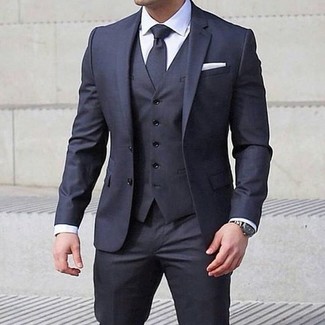Dunkelgraue Krawatte kombinieren – 922+ Herren Outfits