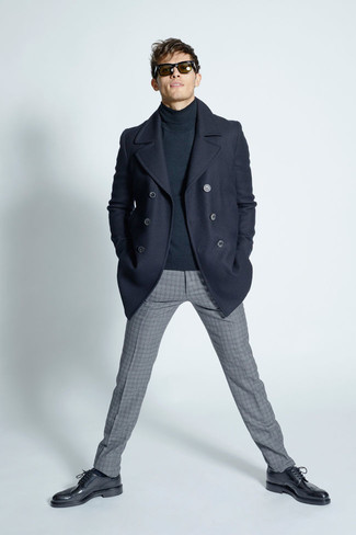Dunkelgrauen Rollkragenpullover kombinieren – 1121+ Herren Outfits