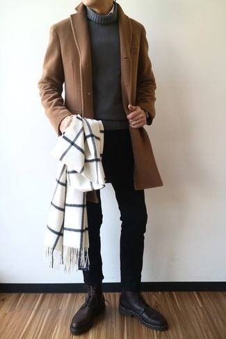 Dunkelgrauen Rollkragenpullover kombinieren – 1121+ Herren Outfits