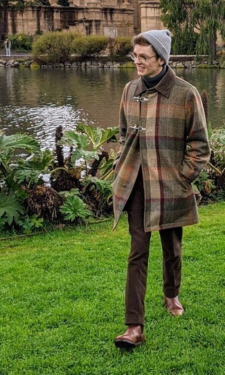 Dunkelgrauen Rollkragenpullover kombinieren – 1121+ Herren Outfits