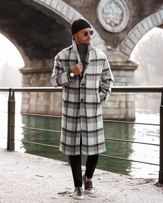 Dunkelgrauen Rollkragenpullover kombinieren – 1121+ Herren Outfits
