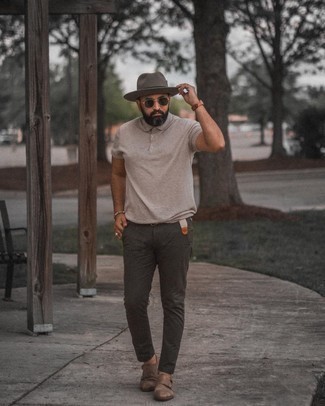 Dunkelgrauen Wollhut kombinieren – 268 Herren Outfits