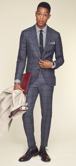 Einstecktuch mit Karomuster kombinieren – 11 Herbst Herren Outfits