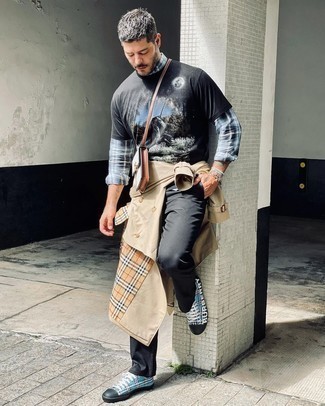 Schuhe mit Karomuster kombinieren – 46 Herbst Herren Outfits