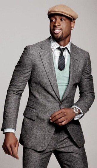 Krawatte mit Karomuster kombinieren – 56 Herbst Herren Outfits