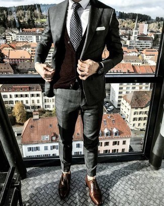 Krawatte mit Karomuster kombinieren – 56 Herbst Herren Outfits