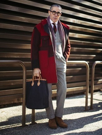 Krawatte mit Karomuster kombinieren – 23 Herren Outfits kühl Wetter