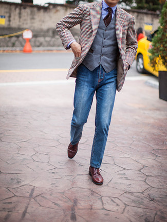 Krawatte mit Karomuster kombinieren – 56 Herbst Herren Outfits