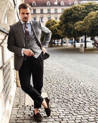 Krawatte mit Karomuster kombinieren – 56 Herbst Herren Outfits