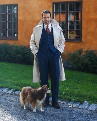 Krawatte mit Karomuster kombinieren – 56 Herbst Herren Outfits