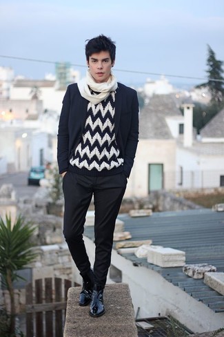 Pullover mit Chevron-Muster kombinieren – 18 Herren Outfits warm Wetter
