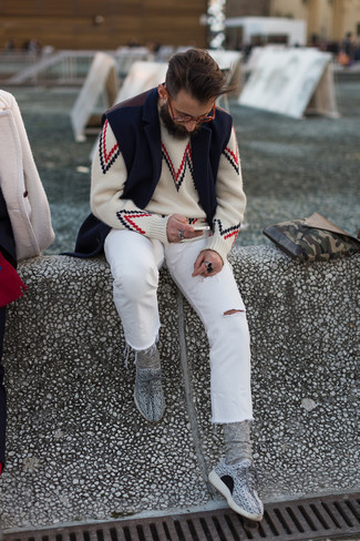 Pullover mit Chevron-Muster kombinieren – 18 Herren Outfits warm Wetter
