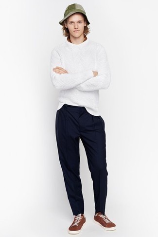 Pullover mit Chevron-Muster kombinieren – 18 Herren Outfits warm Wetter