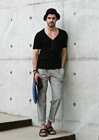Wie Chinohose mit Sandalen zu kombinieren – 623+ Herren Outfits