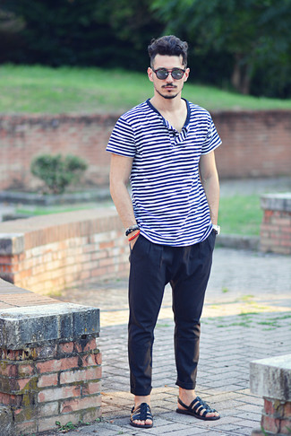 Wie Chinohose mit Sandalen zu kombinieren – 623+ Herren Outfits