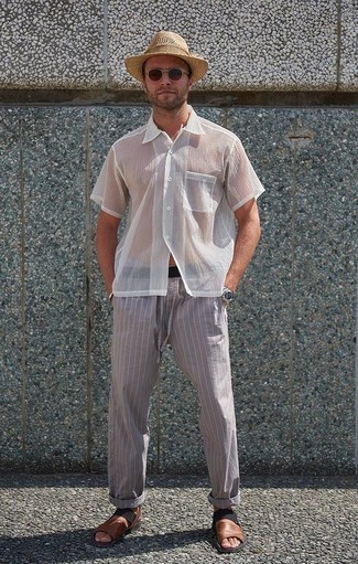 Wie Chinohose mit Sandalen zu kombinieren – 623+ Herren Outfits