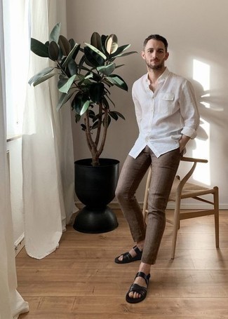 Wie Chinohose mit Sandalen zu kombinieren – 623+ Herren Outfits