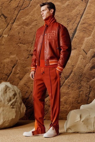 rote Jacke von Boss Orange